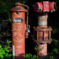 Standpipes Photograph by Derek Dean Standpipes Photograph by Derek Dean