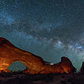 Starry Night at North Window Rock Photograph by Brenda Jacobs Starry Night at North Window Rock Photograph by Brenda Jacobs