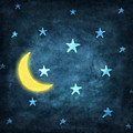 Stars And Moon Drawing With Chalk Photograph by Setsiri Silapasuwanchai Stars And Moon Drawing With Chalk Photograph by Setsiri Silapasuwanchai