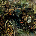 Steampunk Automobile Mixed Media by Lilia D Steampunk Automobile Mixed Media by Lilia D