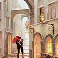 Stolen Kiss Painting by Steve Henderson Stolen Kiss Painting by Steve Henderson