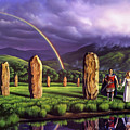Stones of Years Painting by Jerry LoFaro Stones of Years Painting by Jerry LoFaro