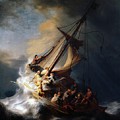 Storm on the Sea of Galilee Painting by Rembrandt van Rijn Storm on the Sea of Galilee Painting by Rembrandt van Rijn