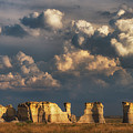 Storm over Monument Rocks Photograph by Darren White Storm over Monument Rocks Photograph by Darren White
