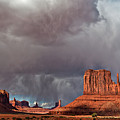 Storm over Monument Valley Photograph by Wesley Aston Storm over Monument Valley Photograph by Wesley Aston
