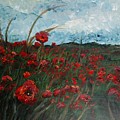 Stormy Poppies by Nadine Rippelmeyer Stormy Poppies by Nadine Rippelmeyer