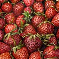 Strawberries -2 contemporary oil painting by Natalja Picugina Strawberries -2 contemporary oil painting by Natalja Picugina