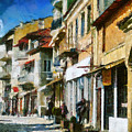 Street in Veliko Tarnovo Painting by Dimitar Hristov Street in Veliko Tarnovo Painting by Dimitar Hristov