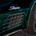 Stringray Neon Digital Art by Darrell Foster Stringray Neon Digital Art by Darrell Foster