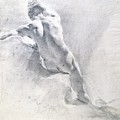 Study Of A Male Nude by Giambattista Piazzetta Study Of A Male Nude by Giambattista Piazzetta