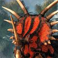 Styracosaurus Head Digital Art by Daniel Eskridge Styracosaurus Head Digital Art by Daniel Eskridge