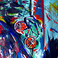 Summer Cycling Painting by John Gholson Summer Cycling Painting by John Gholson