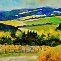 Summer Landscape Painting by Pol Ledent Summer Landscape Painting by Pol Ledent