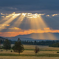 Sun Rays In the Valley Photograph by Randy Robbins Sun Rays In the Valley Photograph by Randy Robbins