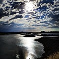 Sun Through the Dark Clouds Over the Bay Photograph by Vic Ritchey Sun Through the Dark Clouds Over the Bay Photograph by Vic Ritchey