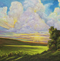 Sunburst Painting by Charlotte Blanchard Sunburst Painting by Charlotte Blanchard