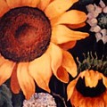 Sunflowers and more sunflowers Painting by Jordana Sands Sunflowers and more sunflowers Painting by Jordana Sands