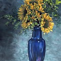 Sunflowers Painting by John Neeve Sunflowers Painting by John Neeve