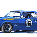 Sunoco Camaro Z28  Painting by David Lloyd Glover