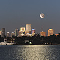  Moonrise Over Miami by Gary Dean Mercer Clark