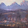 Sunset At Dolomites Belluno by Ylli Haruni Sunset At Dolomites Belluno by Ylli Haruni