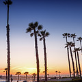 Sunset at Oceanside Pier Photograph by David Levin