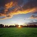 Sunset Field Photograph by Jerry LoFaro Sunset Field Photograph by Jerry LoFaro