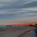Sunset On The Boardwalk by Lea Novak Sunset On The Boardwalk by Lea Novak
