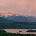 Sunset over Lake Dillon Photograph by Aaron Spong