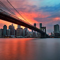 Sunset over Manhattan Photograph by Larry Marshall Sunset over Manhattan Photograph by Larry Marshall