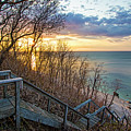 Sunset Overlooking Long Island Sound by Robert Seifert
