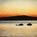 Sunset Seascape Painting by Dimitar Hristov Sunset Seascape Painting by Dimitar Hristov