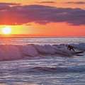 Sunset Surf Photograph by Randy Robbins Sunset Surf Photograph by Randy Robbins
