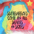 Superheroes- inspirational art by Linda Woods Painting by Linda Woods Superheroes- inspirational art by Linda Woods Painting by Linda Woods