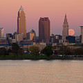 SuperMoon Over Cleveland Photograph by Ann Bridges SuperMoon Over Cleveland Photograph by Ann Bridges