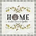 Sweet Life Farmhouse 5 Home Windmill Cotton Boll Laurel Leaf Buffalo Check Plaid Painting by Audrey Jeanne Roberts Sweet Life Farmhouse 5 Home Windmill Cotton Boll Laurel Leaf Buffalo Check Plaid Painting by Audrey Jeanne Roberts