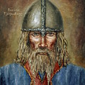 Sweyn Forkbeard Wood Print by Arturas Slapsys