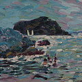 Swimming in Aegean Sea by Peregrine Roskilly