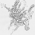Swirls Drawing by Carole Brecht Swirls Drawing by Carole Brecht