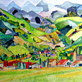 Switzerland Painting by Patricia Arroyo Switzerland Painting by Patricia Arroyo