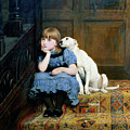 Sympathy Painting by Briton Riviere Sympathy Painting by Briton Riviere
