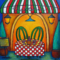 Table for Two at the Trattoria, Italy by Lisa Lorenz Table for Two at the Trattoria, Italy by Lisa Lorenz