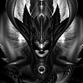Taidushan Sai The Talons Of Time BlackSun Fractal Portrait Digital Art by Rolando Burbon Taidushan Sai The Talons Of Time BlackSun Fractal Portrait Digital Art by Rolando Burbon