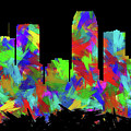 Tampa Skyline Silhouette Abstract II by Ricky Barnard Tampa Skyline Silhouette Abstract II by Ricky Barnard