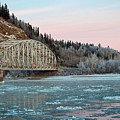 Tanana River Bridge At Big Delta by Cathy Mahnke Tanana River Bridge At Big Delta by Cathy Mahnke