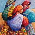Tarahumara Women Pastel by Candy Mayer Tarahumara Women Pastel by Candy Mayer