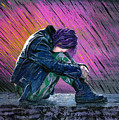 Tears in the Rain Painting by Matthew Mezo Tears in the Rain Painting by Matthew Mezo