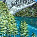 Temple Crag Painting by Amelie Simmons Temple Crag Painting by Amelie Simmons