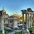 Temple of Saturn Painting by Troy Caperton Temple of Saturn Painting by Troy Caperton