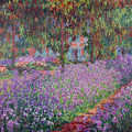 The Artists Garden at Giverny Painting by Claude Monet The Artists Garden at Giverny Painting by Claude Monet